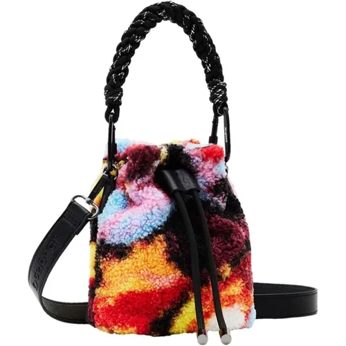 Coloured Women's Bag with Laces , female, Sizes: ONE SIZE - Desigual - Modalova