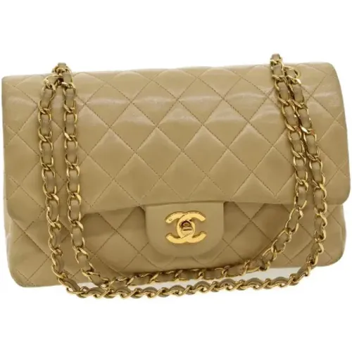 Canvas Flap Bag with Shoulder Strap , female, Sizes: ONE SIZE - Chanel Vintage - Modalova