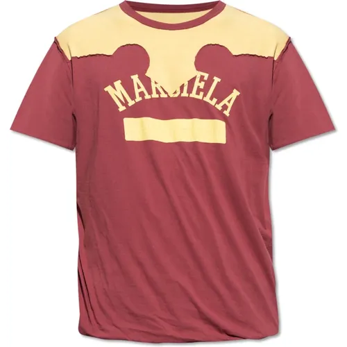 Raw-trimmed T-shirt , male, Sizes: XL, L - Maison Margiela - Modalova