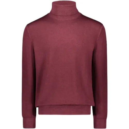 Men's High Neck Wool Sweater , male, Sizes: L - PAUL & SHARK - Modalova