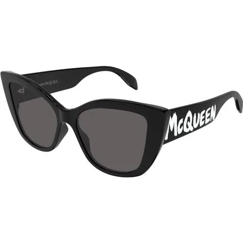 Grey Sunglasses Am0347S , female, Sizes: 54 MM - alexander mcqueen - Modalova