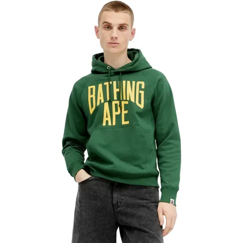 NYC Logo Kapuzenpullover , Herren, Größe: S - A BATHING APE - Modalova