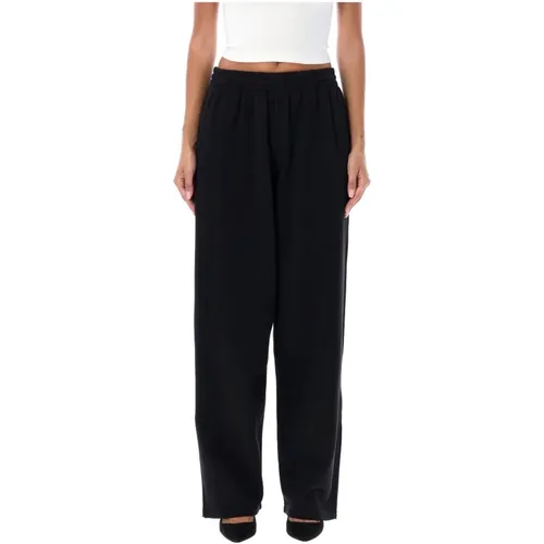 Weite Baumwoll-Track Pant , Damen, Größe: XS - WARDROBE.NYC - Modalova