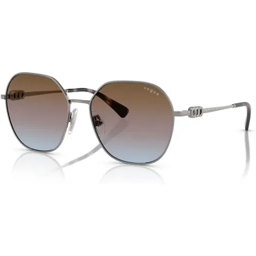 Trendy Sunglasses with Refined Design , female, Sizes: 55 MM - Vogue - Modalova