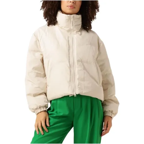 Frosty Crop Purr Jacket , Damen, Größe: L - Co'Couture - Modalova