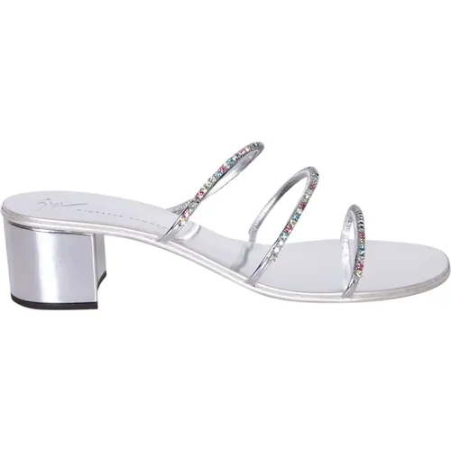 Metallische Sandalen für Frauen - giuseppe zanotti - Modalova