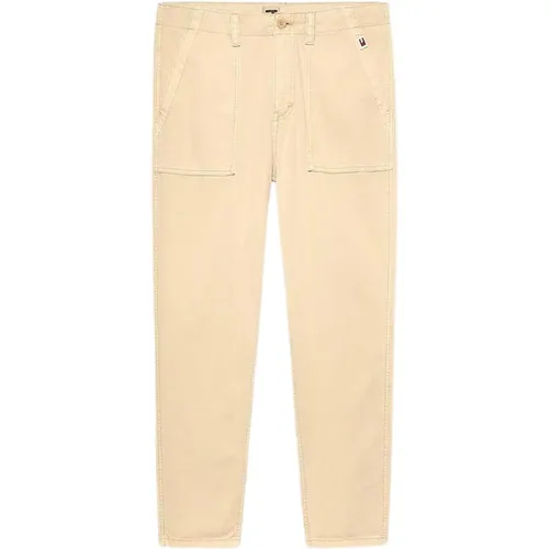 Chino Cotton Trousers , male, Sizes: M - Tommy Hilfiger - Modalova