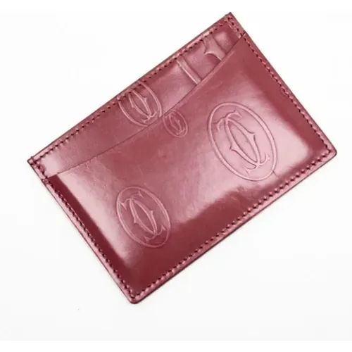 Pre-owned Leather wallets , female, Sizes: ONE SIZE - Cartier Vintage - Modalova