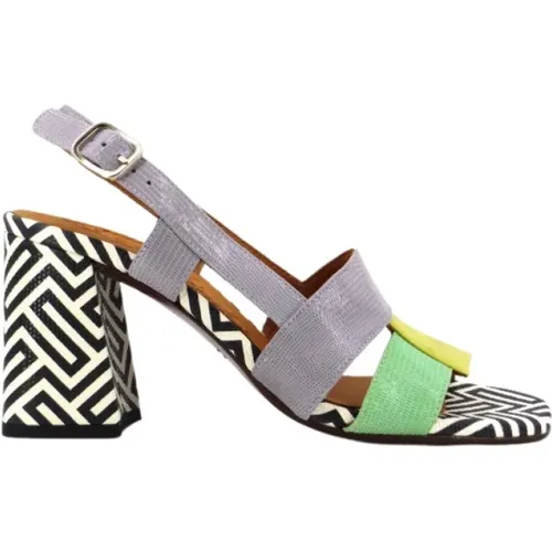 Leather Sandal in Tejus Print , female, Sizes: 5 UK, 4 UK, 6 UK, 7 UK, 3 UK, 4 1/2 UK - Chie Mihara - Modalova