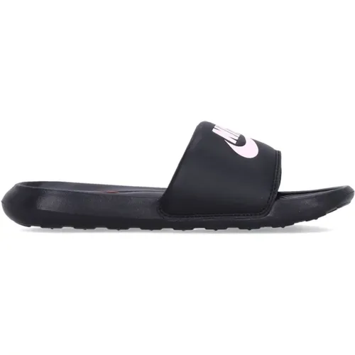 Slide Slippers with Arctic Pink Detail , female, Sizes: 2 1/2 UK - Nike - Modalova