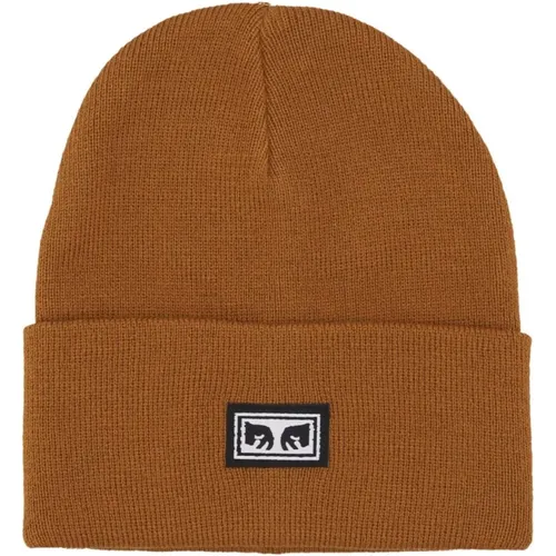 Icon Eyes Beanie , male, Sizes: ONE SIZE - Obey - Modalova