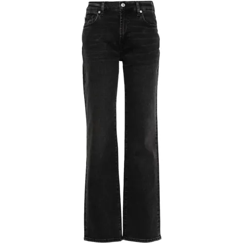 Schwarze Jeans für Männer und Frauen,Schwarze Denim Jeans Klassisches Design - 7 For All Mankind - Modalova