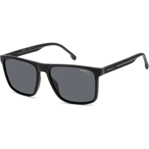 Schwarz Grau/Grau Polarisierte Sonnenbrille , Herren, Größe: 57 MM - Carrera - Modalova