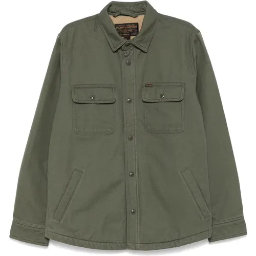 Fleece Lined Jacket Shirt , male, Sizes: XL, L, M - Filson - Modalova