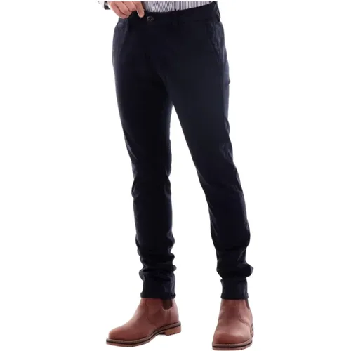 Blaue Chino Hose für Herren , Herren, Größe: W40 - Guess - Modalova