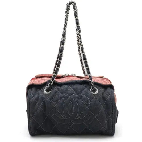 Pre-owned Denim crossbody-bags , female, Sizes: ONE SIZE - Chanel Vintage - Modalova