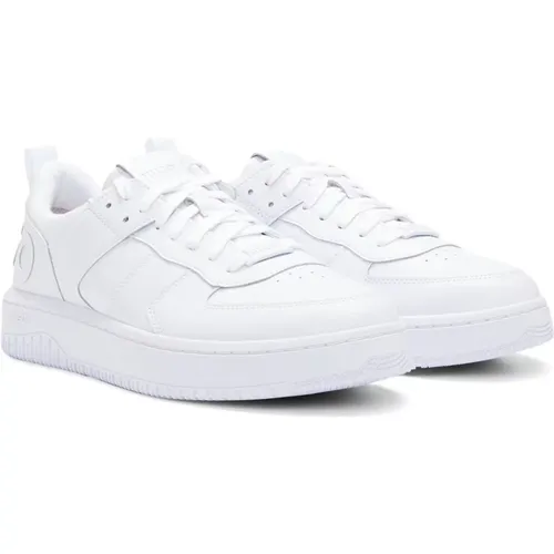 Lowtop Sneakers with Lace-up and Logo , male, Sizes: 10 UK, 9 UK, 12 UK - Hugo Boss - Modalova