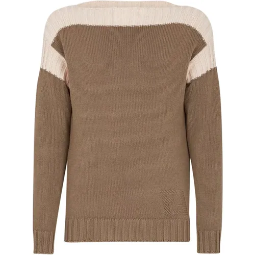 Cotton Cashmere Pullover , male, Sizes: S, L, M - Fendi - Modalova