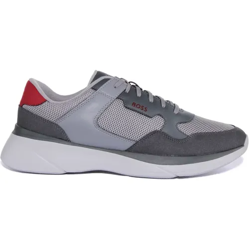 Memory Foam Sneakers in Dark Grey , male, Sizes: 12 UK, 10 UK, 11 UK, 8 UK, 7 UK, 9 UK - Boss - Modalova