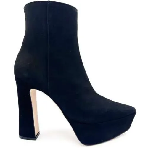 Suede High Heel Boots , female, Sizes: 7 UK - Roberto Festa - Modalova