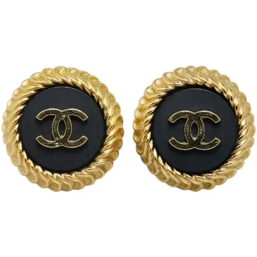 Pre-owned Plastic earrings , female, Sizes: ONE SIZE - Chanel Vintage - Modalova