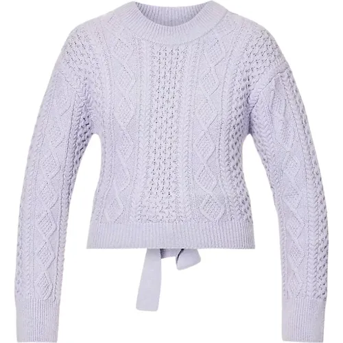 Lavender Amy Knit Sweater , female, Sizes: L - Rails - Modalova
