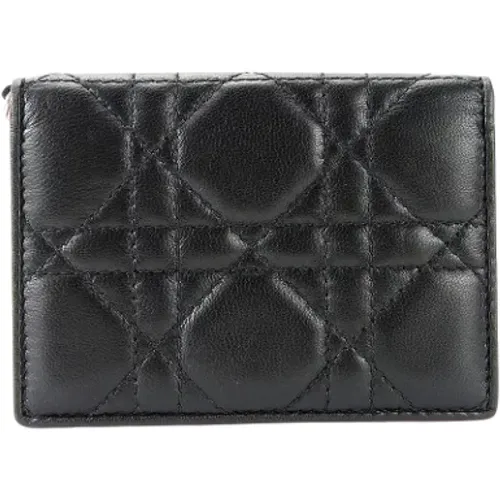 Pre-owned Leather wallets , female, Sizes: ONE SIZE - Dior Vintage - Modalova