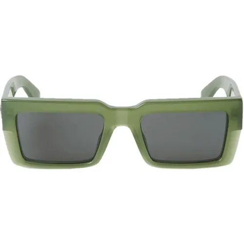 Stylish Sunglasses , unisex, Sizes: 50 MM - Off White - Modalova
