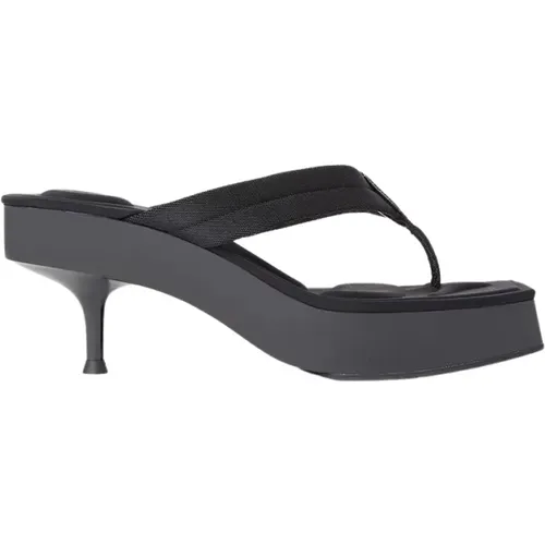 Jessy Kitten Heel Flip Flops , Damen, Größe: 39 EU - alexander wang - Modalova