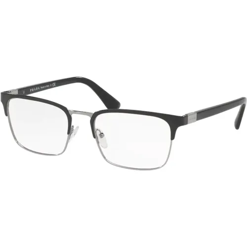 Matte Eyewear Frames , unisex, Sizes: 55 MM - Prada - Modalova