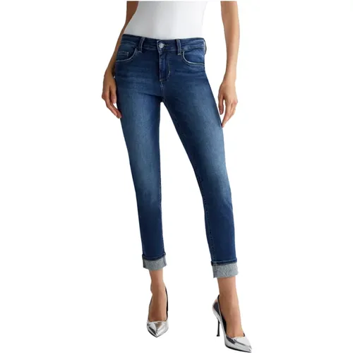 Blaue Skinny Jeans Trendy Design - Liu Jo - Modalova