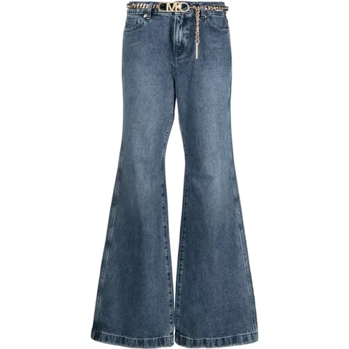 Klare Blaue Denim Jeans , Damen, Größe: 2XS - Michael Kors - Modalova