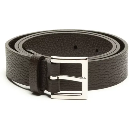 Ebony Belts Micron , male, Sizes: 90 CM - Orciani - Modalova