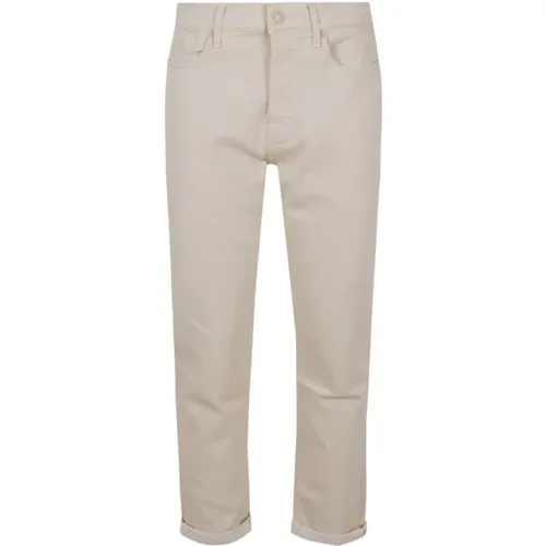 Women's Clothing Jeans Nude & Neutrals Aw22 , female, Sizes: W26 - 7 For All Mankind - Modalova