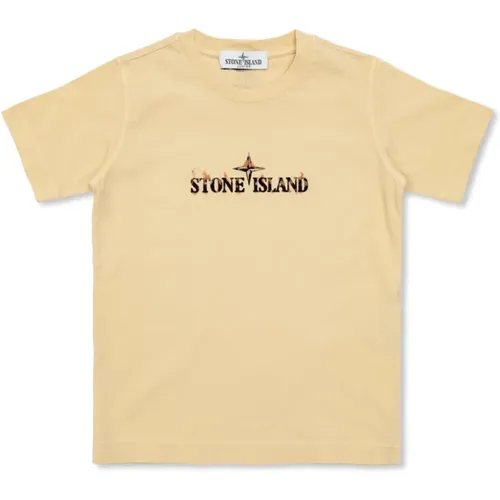 T-Shirt mit Logo Stone Island - Stone Island - Modalova