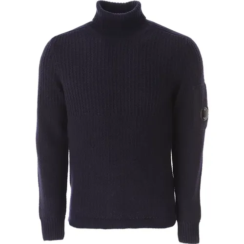 Blaue Pullover für Männer , Herren, Größe: 2XL - C.P. Company - Modalova