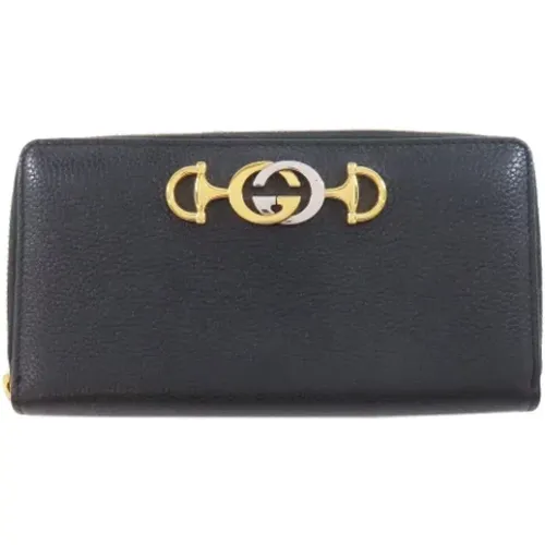 Pre-owned Leder portemonnaies - Gucci Vintage - Modalova