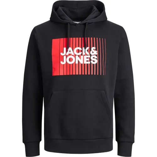 JackJones Hoodie Corp Logo Kapuzensweatshirt , Herren, Größe: M - jack & jones - Modalova