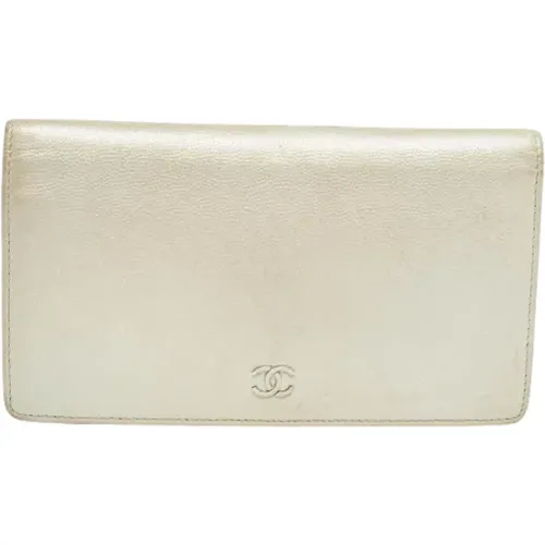 Pre-owned Leather wallets , female, Sizes: ONE SIZE - Chanel Vintage - Modalova