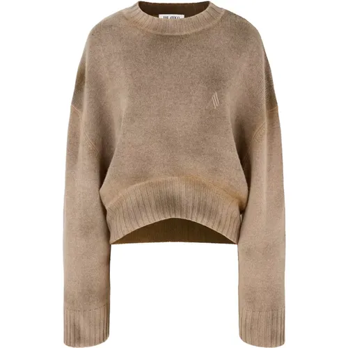 Kamel Strickpullover,Taupe Stricktop - The Attico - Modalova