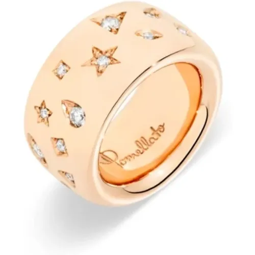 Iconica Maxi Diamond Ring , female, Sizes: 55 MM, 53 MM, 58 MM, 63 MM, 52 MM - Pomellato - Modalova