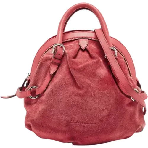 Pre-owned Leather shoulder-bags , female, Sizes: ONE SIZE - Salvatore Ferragamo Pre-owned - Modalova