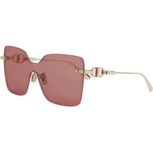 Gold Chain Sunglasses with Roviex Lenses , female, Sizes: 65 MM - Dior - Modalova