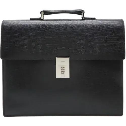 Pre-owned Leather briefcases , male, Sizes: ONE SIZE - Gucci Vintage - Modalova