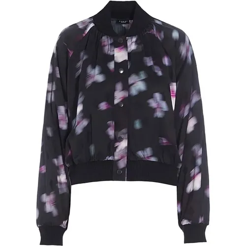 Short Bomber Style Jacket Falling Harlequin , female, Sizes: XL, L, M - Bitte Kai Rand - Modalova