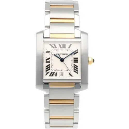 Pre-owned Gold watches , male, Sizes: ONE SIZE - Cartier Vintage - Modalova