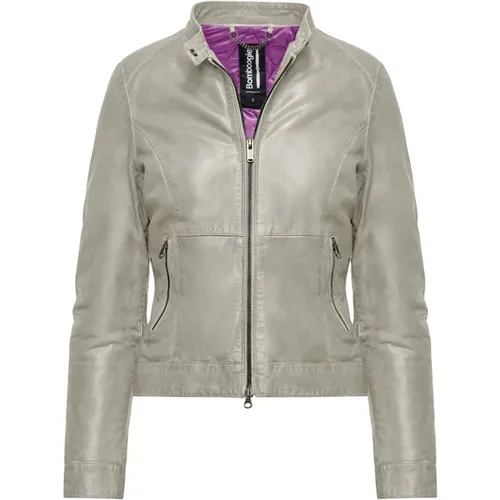Remy Leather Jacket , female, Sizes: M, S, L - BomBoogie - Modalova