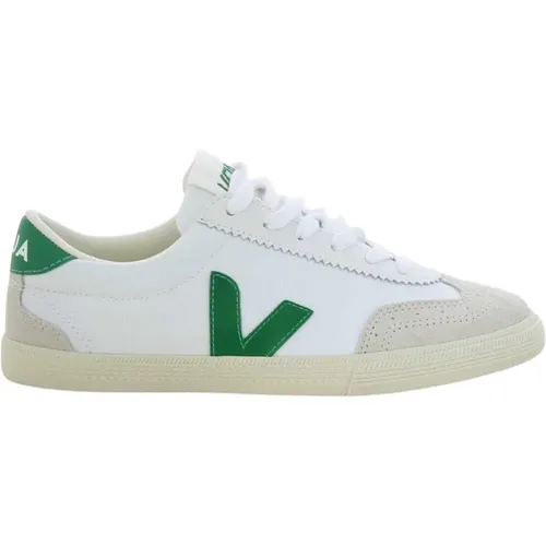 Grüne Volley Damenschuhe , Damen, Größe: 38 EU - Veja - Modalova