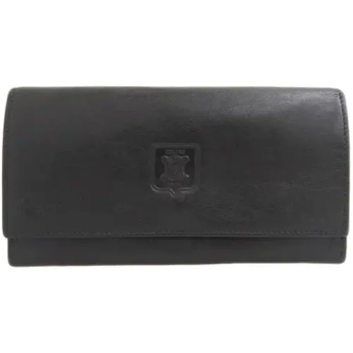 Pre-owned Leather wallets , female, Sizes: ONE SIZE - Celine Vintage - Modalova