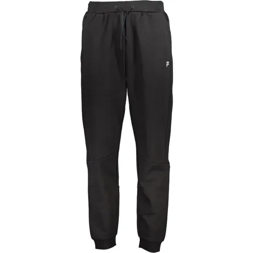 Sportliche Schwarze Herrenhose mit Elastischem Bund - Fila - Modalova